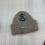 Chh Chrome Heart Beanie Vintage Cross Ear Protector Knitted Cap Wool Cap Pullover Cold Cap