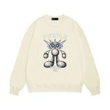 Purple Brand Sweatshirt Loose Crew Neck Sweater