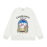Casablanca Long sleeve T-shirt Print Crew neck Casual