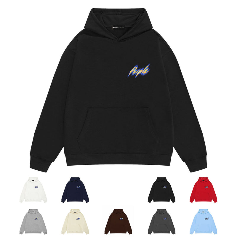 Purple Brand Hoodie Fashion Loose Hooded Sweater