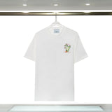 Casablanca T Shirts Cactus Print Loose Cotton Tee