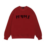 Purple Brand Sweatshirt Loose Crew Neck Sweater