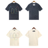 Who Decided War T Shirts Who Decided War Washing Water Old High Street Loose Short Sleeves Half Sleeves
