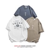 Men's T-shirt Summer Cotton Short Sleeve T-shirt Men's Loose Half-Sleeved Casual