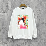 Purple Brand Sweatshirt Loose Crew Neck Sweater