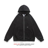 Men Cardigan Hoodie Sweater Men's Spring Leisure Top Solid Color Coat