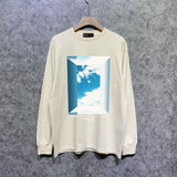 Purple Brand Long Sleeve T-Shirt Fashion Loose Long Sleeve Top