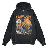 Asap Rocky Hoodie HIPHOP EMINEM TRAVIS SCOTT ASAP 2PAC print hooded sweater
