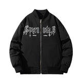 Men Vintage Jackets Baseball Suit Flight Suit Embroidered Jacket Top