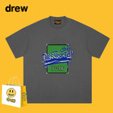 Drew T Shirts Short Sleeve T-shirt Smiley Face Short Sleeve