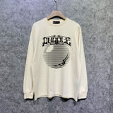 Purple Brand Long Sleeve T-Shirt Fashion Loose Long Sleeve Top