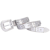 Hip-hop punk rhinestone belt kidsy2k five-pointed star decoration