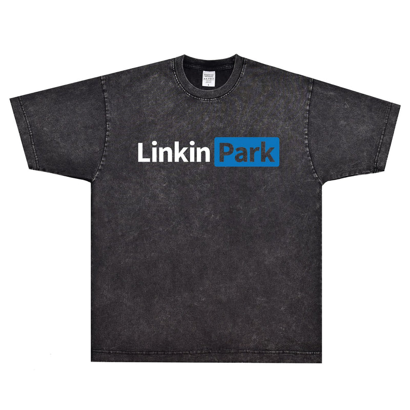 Rock Star T Shirt T-shirt Lincoln Park Rock Letter Simplicity Loose Printed Cotton Short Sleeve