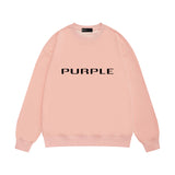 Purple Brand Sweatshirt Loose Crew Neck Sweater
