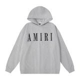 Amiri Hoodie AMI Letter logo print hooded sweater for men and women