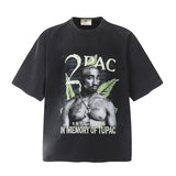 Men Vintage T-Shirts 2PAC "Tupac Shakur" Tee