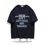 Men's T-Shirts Short-Sleeved T-shirt Men's Summer Loose Casual