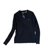 Ralph Lauren Knitted sweaters Vintage V-Neck Twist Bottom Knitted Sweater
