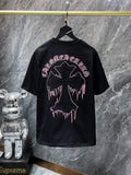 Chh Chrome Hearts T Shirts Summer Sanskrit Patch Embroidery Casual Sports Short Sleeve T-Shirt