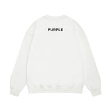 Purple Brand Sweatshirt Loose Crew Neck Sweater