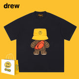 Drew T Shirts Teddy Bear Smiley Printed T-shirt