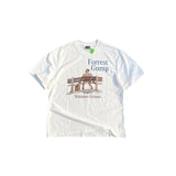Men Vintage T-Shirts vintage Forrest Gump Have a nice day smiley face doing old washing water short sleeves