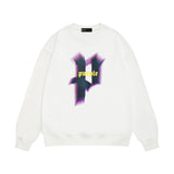 Purple Brand Sweatshirt Loose Crew Neck Sweater