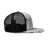Trendy flat brimmed hat summer mesh sunshade breathable