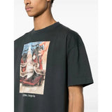 Palm Angels T Shirts Dice and Snake Print Short Sleeve T-Shirt