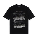 ERD T Shirts Short Sleeve Logo Cartoon Print Loose