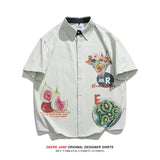 Men T-Shirts Summer Short Sleeve Shirt Male Couple Loose Casual