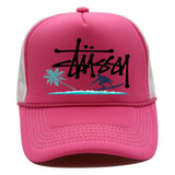 Stussy Hat Printed Truck Mesh Cap Outdoor Surfing Casual Sun Hat