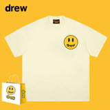 Drew T Shirts T-shirt Smiley Face Short Sleeve