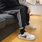 Men Pants Men Spring and Autumn Pure Cotton Loose Track Pants Men