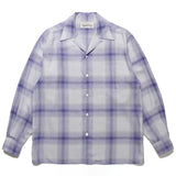 GUILTYPARTIES TIGER Shirts checked striped Hawaiian long-sleeved shirt