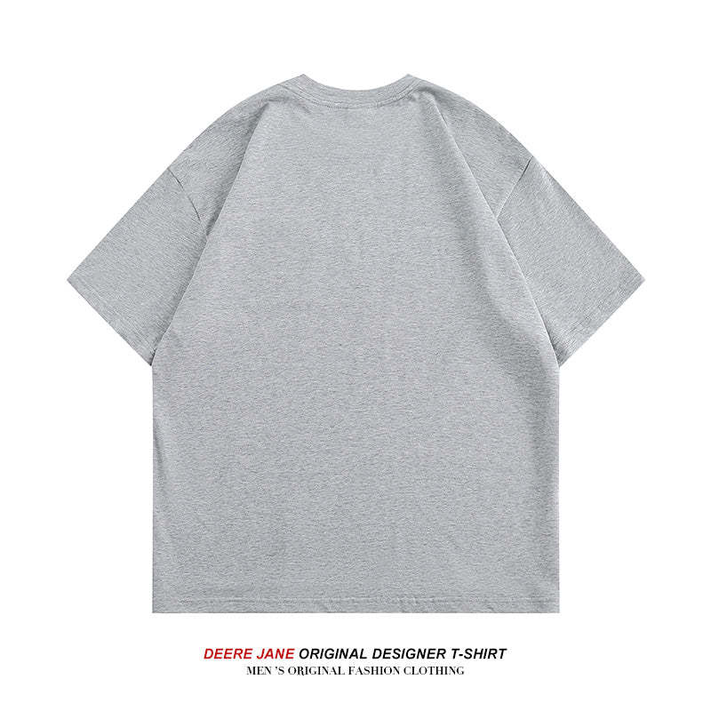 Men's T-Shirts Short-Sleeved T-shirt Men's Summer Loose Top Casual