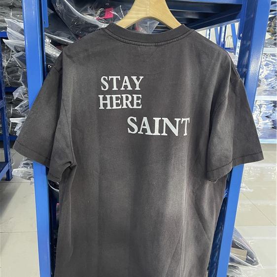 Men Vintage T-Shirts Saint Michael & "Star Wars" STAY HERE
