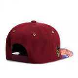 Trendy flat brimmed hat kingdom come prayer gesture summer