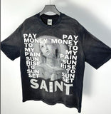 Men Vintage T-Shirts Saint 
