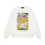 Purple Brand Sweatshirt Loose Crew Neck Sweater