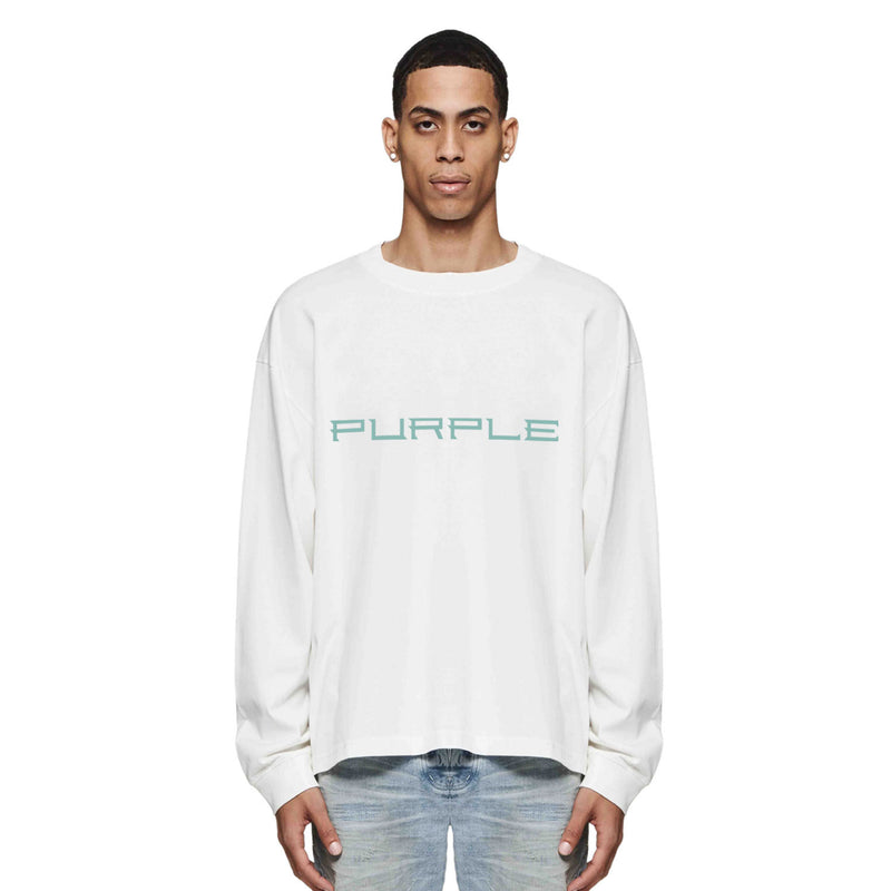 Purple Brand Long Sleeve T-Shirt Fashion Loose Long Sleeve Top