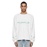 Purple Brand Long Sleeve T-Shirt Fashion Loose Long Sleeve Top
