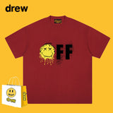 Drew T Shirts Short-Sleeved T-shirt Smiley Face