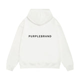 Purple Brand Hoodie Fashion Loose Hooded Sweater