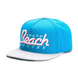 Trendy flat brimmed hat letterbeachsummer breathable