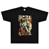 Rock Star T Shirt Suicide Silence Mitch Lucker T-shirt Rock Loose Vintage Short Sleeve