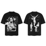 Men Vintage T-Shirts Saint Michael Tee Saint Tears