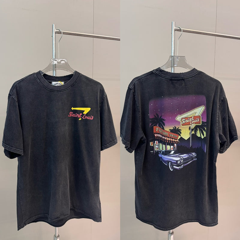 Men Vintage T-Shirts Saint Louis Tee
