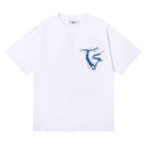 Trapstar T Shirts Trapstar Print Loose Casual Crew Neck Short Sleeve T-Shirt