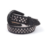 Hip-hop punk rhinestone belt square nail decoration punk style